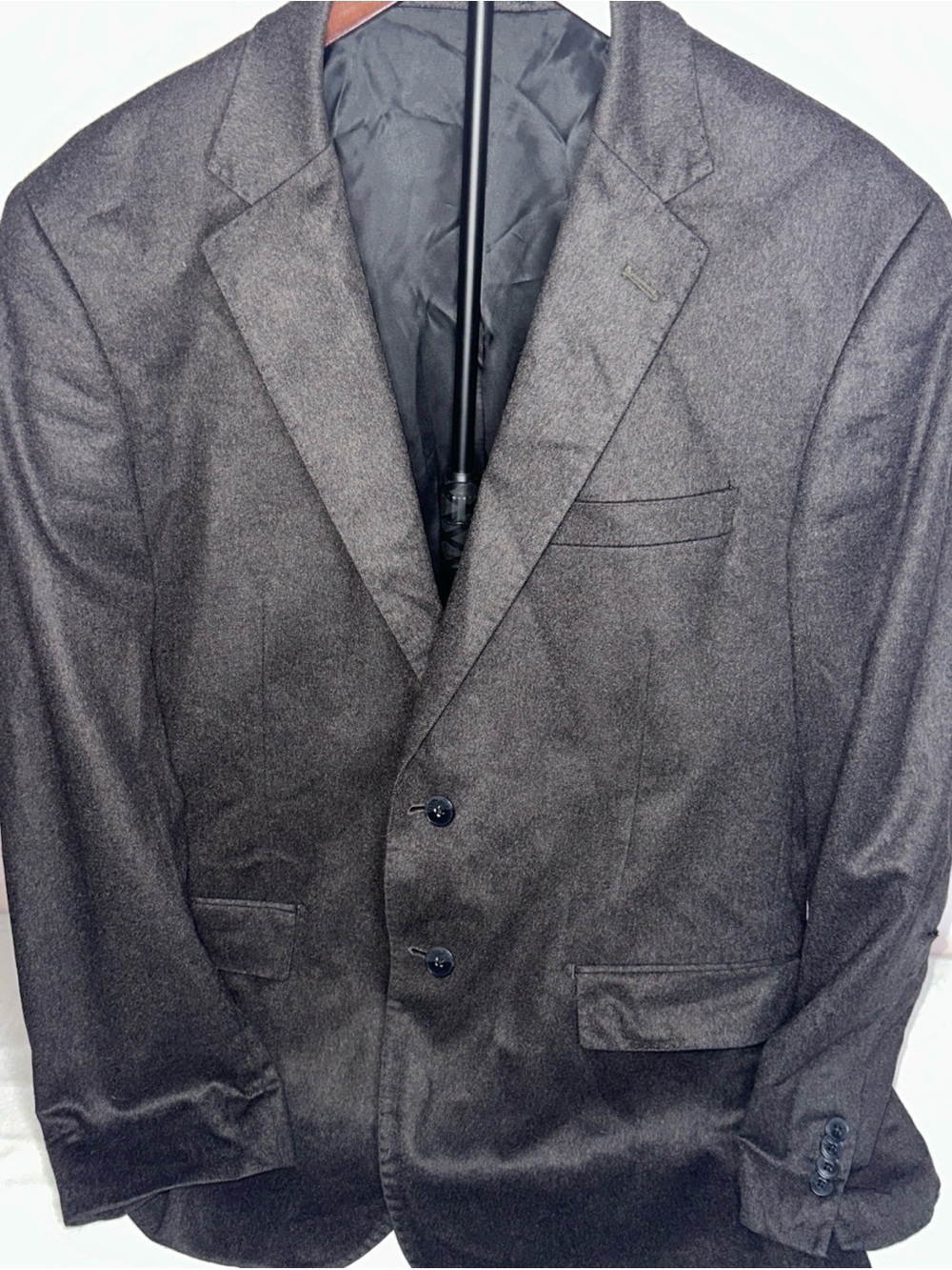 Amicale Cashmere Men's Dark Charcoal Sport Coat